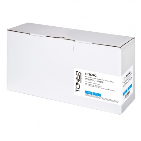 Cartouche d'encre laser NEUTRE HP 117A W2071A cyan
