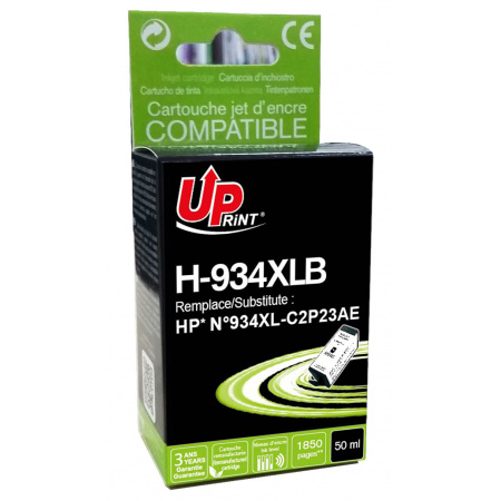 Cartouche d'encre UPRINT HP 934XL noir