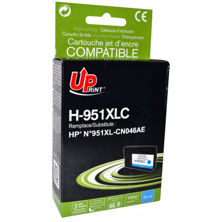 Cartouche d'encre UPRINT HP 951XL cyan